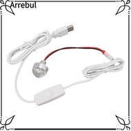 ARREBUL LED Spotlight, 5V USB Powered Stepless Dimming Spotlight, Mini Dimmable Breathing Mode and C