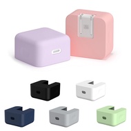 Solid Color Silicone iPhone/ipad Charger Cover For Apple 40W USB-C Dynamic Power Adapter A3365 Shock