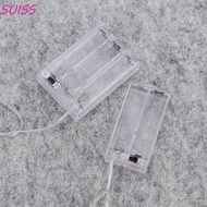 SUISS Battery Box 3V 4.5V High Quality  Cases for AA Battery ABS 2X 3X Battery Holder