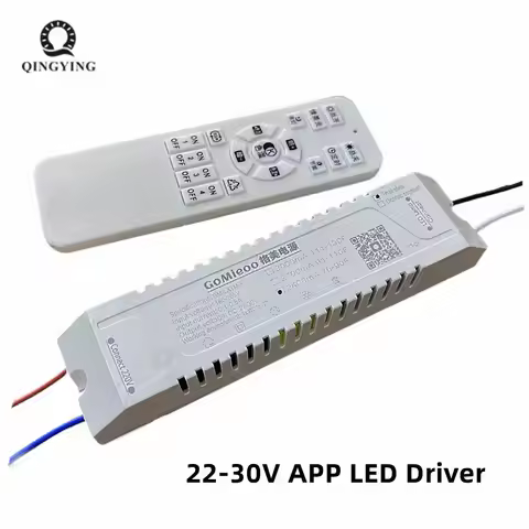 22-30V APP LED Driver GM-LXTM-F Two Lines 2 Color Intelligent Power Supply 600mA 800mA 1200mA 1500mA
