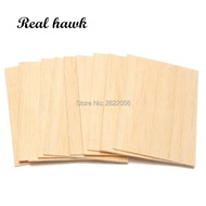 Real hawk 5pcs AAA+ Balsa Wood Sheet 300x100x0.75/1/1.5/2/2.5/3/4/5/6/7/8/9/10mm for DIY Airplane Bo