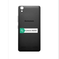 For lenovo A6000 A6010 battery back cover with button battery black color