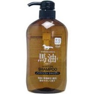 熊野油脂 馬油無矽靈洗髮精 600mL