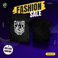 "FUKUBI" OVER SIZE T-SHIRT FOR MEN ADULTWanita SML XL 2XL 3XL 4XL 5XL "FUKUBI" T-SHIRT FOR MEN Wanit