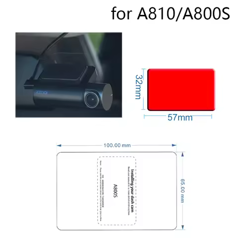 For 70mai Dash Cam A810 4k Static Sticker VHB Sticker and Static Stickers Suitable FOR 70MAI Rear Ca