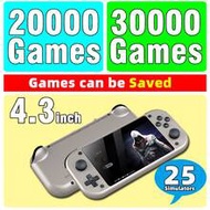 4.3" Horizontal Screen Handheld Game Console With 30,000+ Classic Retro Games, Supports 25 GBA/PSP/P