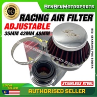 air filter Racing adjustable (API) 35MM 42MM 48MM stainless steel