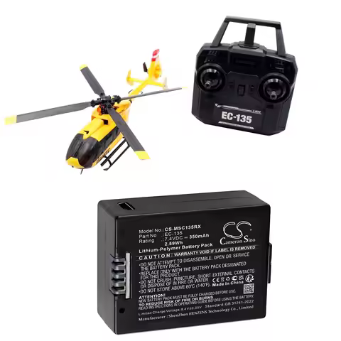 7.4V 350mAh Drones battery EC-135 for Modster AFX-135 DRF 25327