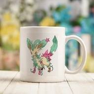 Mug Dratini Drawing Evolutions Eevee Pokemon Leafeon Mega Evolu