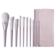 Bộ cọ trang điểm Eigshow morandi series 10 pcs ready to roll brush kit lilac