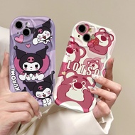 Cartoon Kuromi Cute Strawberry Bear Phone Case For VIVO V15 Pro V20 Pro V23 V23E V25 V25E V27E V27 P