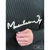 E7th.cursive English Knitted Sweater-Green (E7G50122410)