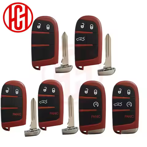 2/3/4/5Buttons Key Shell Fob For Dodge R/T Trackhawk Scat Pack/392/HEMI/Challenger/DAYTONA For SRT H
