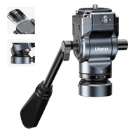 ULANZI F38 Video Fluid Head for Camera Tripod - EH12 Mini Pan Tilt Head Small Panoramic Ball Head wi