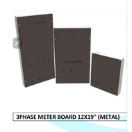 3PHASE METER BOARD 12 X 19 (METAL)