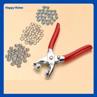 Punching Kit With Button 9.5mm Snap Fastener Pliers Set DIY With Eyelet Plier Installation Tool