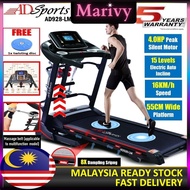 4.0HP ADSports AD928 Motorize Electric Treadmill 4 Way Damping OR with Incline Mesin Senaman Aerobik