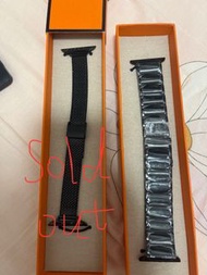 Iwatch s8蘋果手錶金屬不鏽鋼新款運動錶帶適用於iwatch 7se654321代Iwatch s8 Apple Watch Metal stainless steel new sports b
