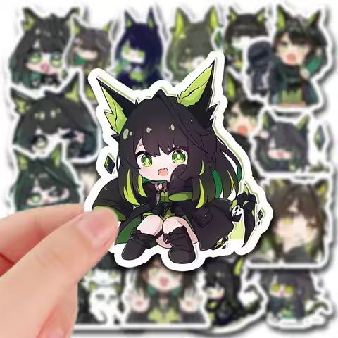 Mon3tr Arknights Anime Student Stickers Decoration Laptop Phone Suitcase Notebook Label Stationery S