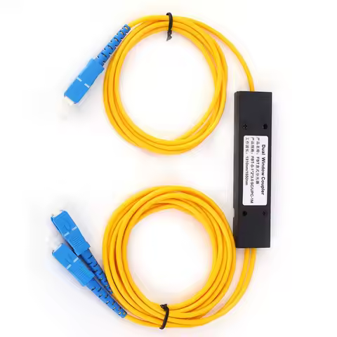 1x2(1 in 2 Out) Fiber Splitter SC/UPC Interface 1310-1550nm SC/UPC Singlemode Fiber SM Fiber Splitte