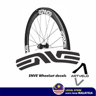 Enve cycling sticker 4 pcs wheelset decals for 40 to 50 mm high profile 700c road bike fixed bike fixie rims