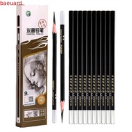 BAEUARD 12Pcs Drawing Pencils Black Pencils School Supplies 3B 4B 5B 6B 12B 14B Hard Charcoal Soft C