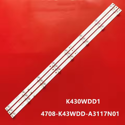 K430WDD1 A3 4708-K43WDD-A3117N01 LED Backlight strip 43PFF5664/T3 43PFS5034/60 TX-43GR300 43UK950 43