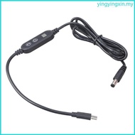 YIN Type C to 5 5x2 1mm 5V 9V 12V 15V 20V Power Charging Cable Connector with Switching