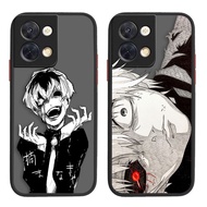 Matte Mobile Phone Cover Skin Feel Shockproof Phone Case Tokyo Ghoul Kaneki Ken For OPPO Reno Z 2 3 4 5 F SE Pro 5G Reno 5 Pro Plus 6 7 8 Z Pro Plus 4G 5G