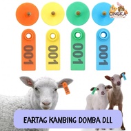 100pcs Cow Markers Goat Eartag Tools Cow Ear Tags Goat Markers Sheep Ear Tags