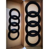 AUDI LOGO MATT BLACK Q3 A6 RS6 Q5 Q7 S6