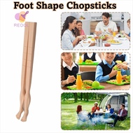 REPKG 1pair Foot Shape Chopsticks, 22cm Lightweight Toe-Shaped Chopsticks, Novelty Easy-to-Use With 
