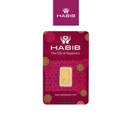 HABIB 2.5g 999.9 Gold Bar - Accredited by London Bullion Market Association (LBMA)