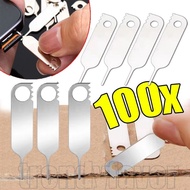 100/50Pcs Mini 2-in-1 SIM Card Removal Tools - Express Delivery Opening Tool - for IPhone Android - 