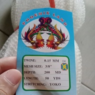 Fishing net 3/ 8 inch 0.15 200md/50yds yoko net size smallest fishing trawl small fishing net shrimp
