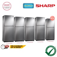 Sharp Folio Refrigerator 2 Door Inverter 280L 320L 380L 410L 440L Fridge Peti Sejuk Peti Ais 2 Pintu Inverter Murah 冰箱