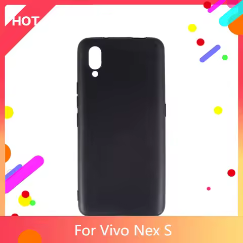 Nex S Case Matte Soft Silicone TPU Back Cover For Vivo Nex S Phone Case Slim shockproof