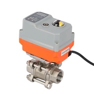 New 2 Way 220V  24V Motorized Ball Valve DN50 Electrical Electric Ball Valve SS304 with 4 20 Ma Rota