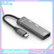 [HoME&life] Upgrade USB Hub Type-C to 4K 120HZ -Compatible USB Data 60W PD Type-C Charging Adapter U