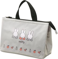 Skater - Miffy 袋 Miffy手挽袋午餐袋 Grey Apple 戶外旅行保溫保冷多用途袋拉鍊迷你托特包飯袋午餐袋便當袋 平行進口