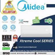 MIDEA R32 Aircond Non Inverter sekitar kelantan (1.0HP-2.5HP) MSAG Xtreme Cool Series With Ionizer A