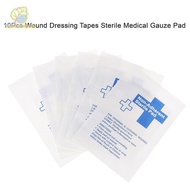 TrillionCatalpa   10Pcs Waterproof Gauze Pad Non-adherent Pad First Aid Kit Wound Dressing Tapes Ste