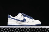 Nk SB Dunk Low MLB聯名-牛仔藍勾  低幫休閒板鞋 DJ2024_miMFA