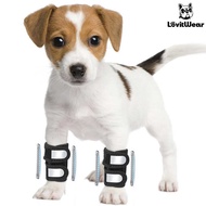 Pet Knee Pads Dog Leggings Joint Injury Protective Cover Front Leg Adjustable Reflective Dog Knee Pa