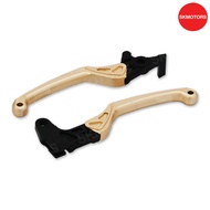 ชุดมือเบรคอลูมิเนียมซ้าย-ขวา สีดำ/ทองชมพู รหัสสินค้า BM9-SH392-M3-BP สำหรับรถ YAMAHA QBIX แท้เบิกศูน