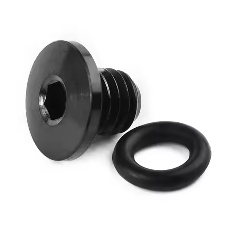 M5 Bicycle Hydraulic Disc Brakes Screw Bike Bleed Screw Bolt With O-Ring Parts For Shimano XT, SLX, 