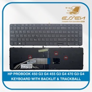 HP PRO BOOK 450 G3 G4 455 G3 G4 470 G3 G4 KEYBOARD WITH BACKLIT & TRACKBALL