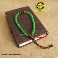 Tasbih Batu Giok Cina Hijau ASLI Original 33 Mewah Cantik