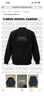 《全新現貨》CDG Comme des Garcons 黑色針織外套 M 碼
