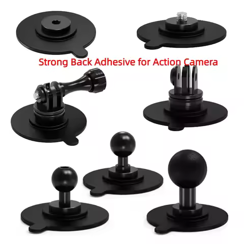 Strong Adhesive Sticker Base 1/4 Screw Mount Car Dashboard Phone Holder for Gopro 13 Insta360 X5 OSM